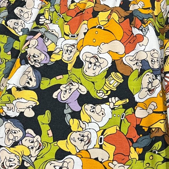 Disney LuLaRoe Girls Mae Size 10 Snow White Dwarfs Dress - Picture 3 of 5